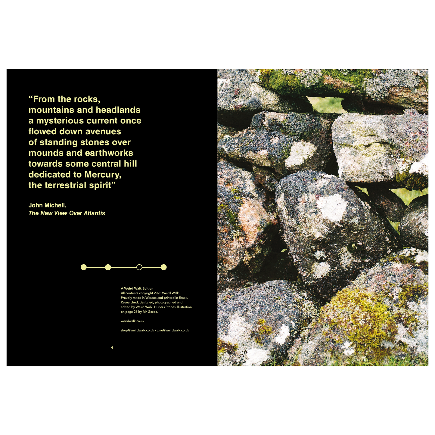 WEIRD WALK Leyline Zine [WHOLESALE]